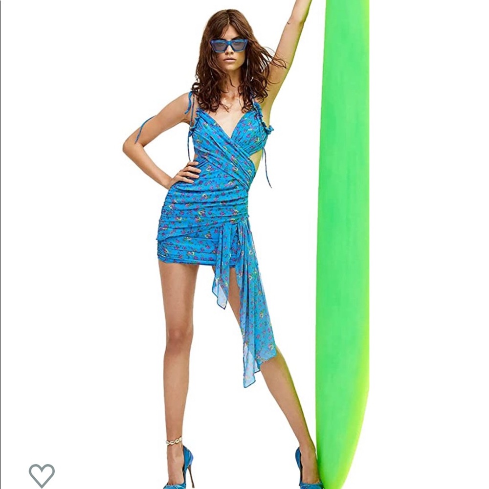 For love & lemons bahama wrap dress